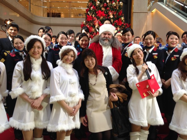 クリスマスのとっておきのショット。羽田国内線ターミナル